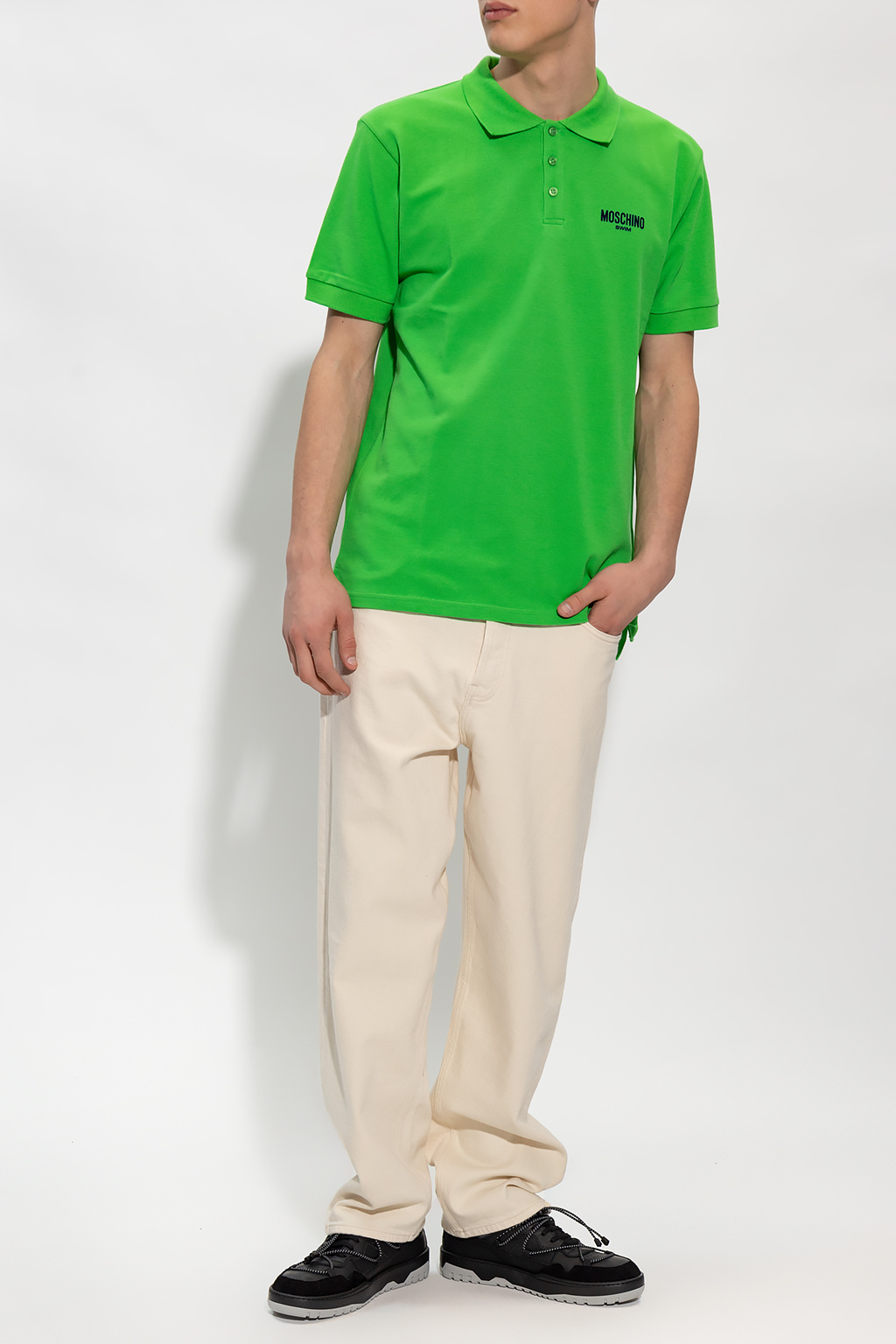 Green Amara Milano Polo Moschino Aquascutum Mens Polo